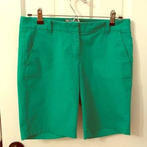 Kelly Green Bermuda shorts